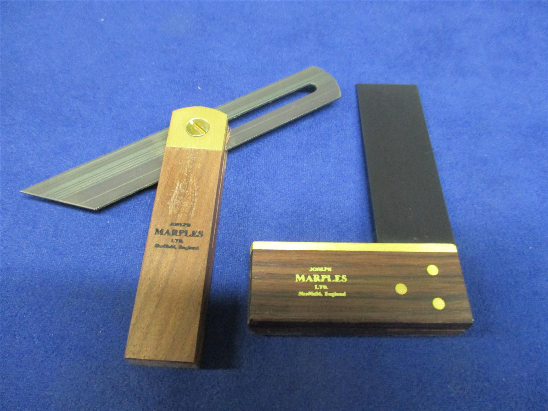 Joseph Marples Carpenters Try Square 3'' 19G & 20G Sliding Bevel 4.1/2''