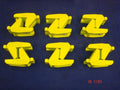 6 Pairs Spear & Jackson Bricklayers Line Corner Block Rubber Brick Green