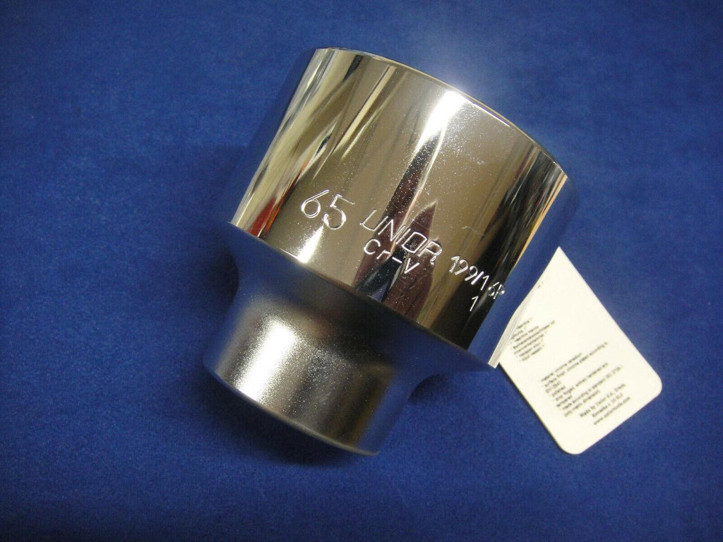 Unior 65mm Socket 1'' Drive Hexagon 6p 6 Point 199/1