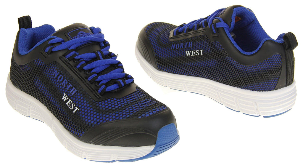 Ladies Northwest Territory Taltson Steel Toe Safety Shoes Black Blue UK 8