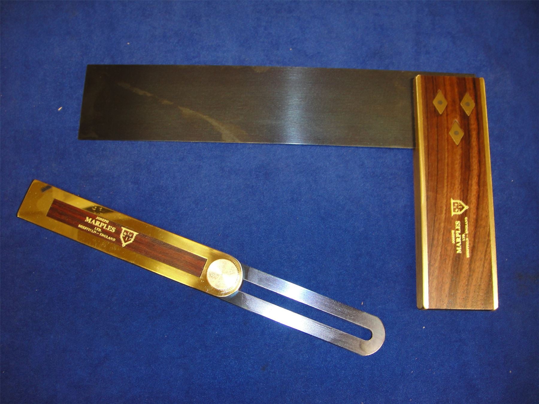 Joseph Marples TRIAL Carpenters Try Square 9'' T09 & T20 Sliding Bevel 9''