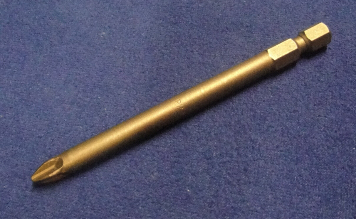 Magna Phillips PH2 x 89mm 1/4'' Hex Screwdriver Bit - ISO Temp