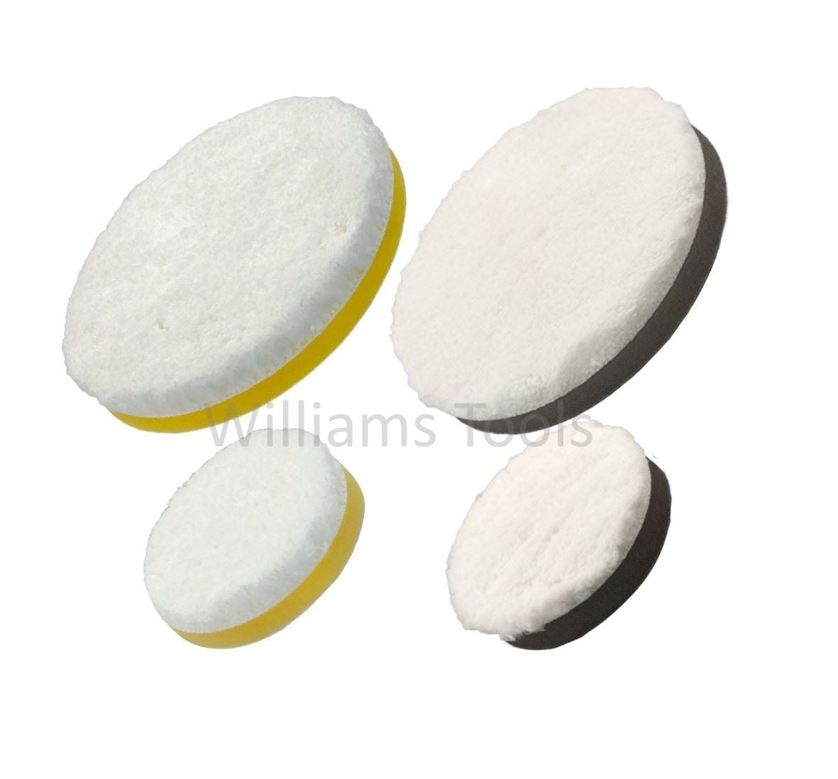 Flexipads 5'' 135mm & 3'' 80mm Cutting and Finishing Microfibre DA Disc Pad MG