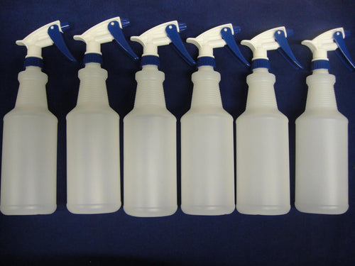 6 x Atomiza Handi Bottle AND Standard Trigger Heads
