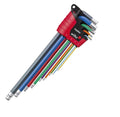 Wiha 369E9F ErgoStar Ballend Bright Colour L Hex Hexagon Key Set 41483