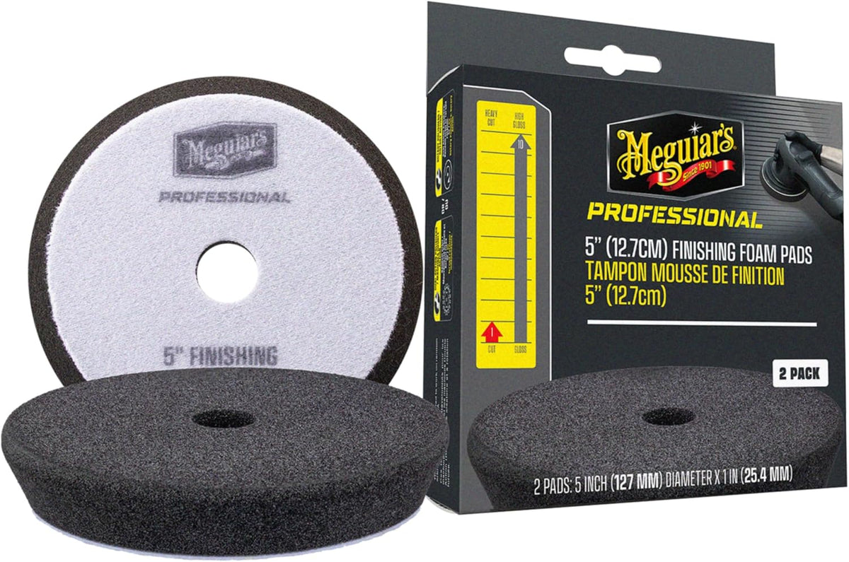 Meguiar's Professional Foam Finishing Pads 5''/127 mm Black - 2 Pads