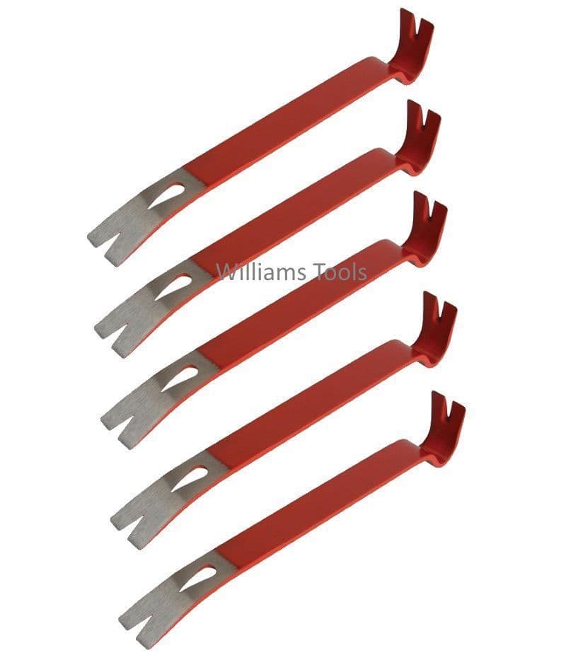 5 x Hultafors 108 Mini Small Wrecking Crow Pry Nail Bar 19cm  7 1/2'' Moulding 827023