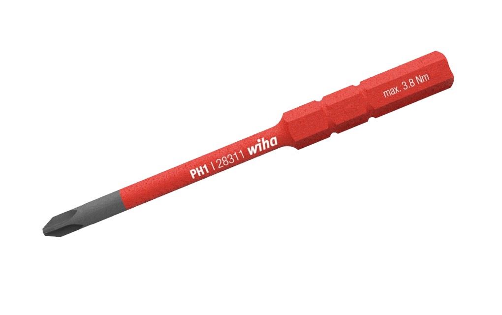 Wiha Replacement Slim Vario SlimBit VDE 1000v Screwdriver Bit PH1 PZ1 PZ2 Slot