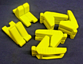 3 x Pairs of Spear & Jackson Bricklayer's Line Block Rubber Shaped Brick GREEN