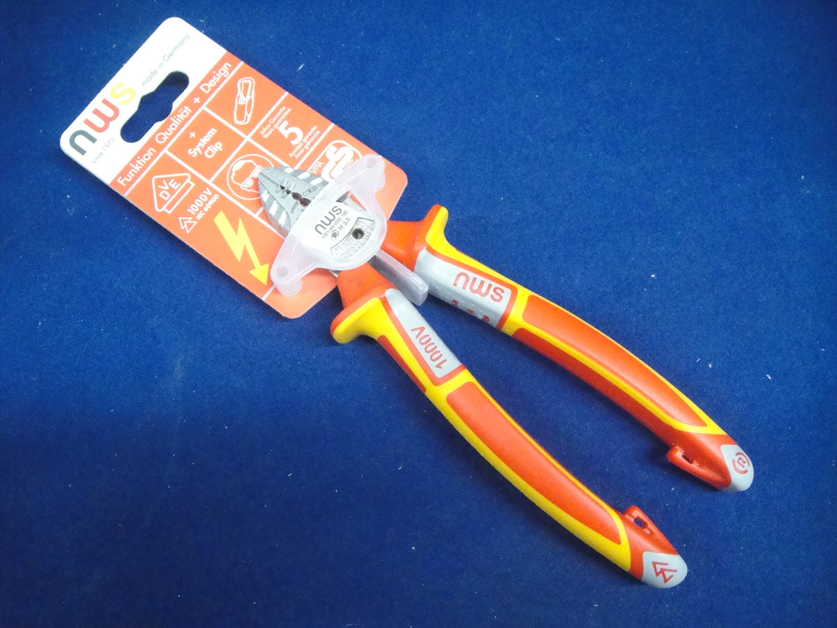 NWS 6-IN-1 Tri Side Cutter Plier Wire Screw VDE Combicutter Stripper Super