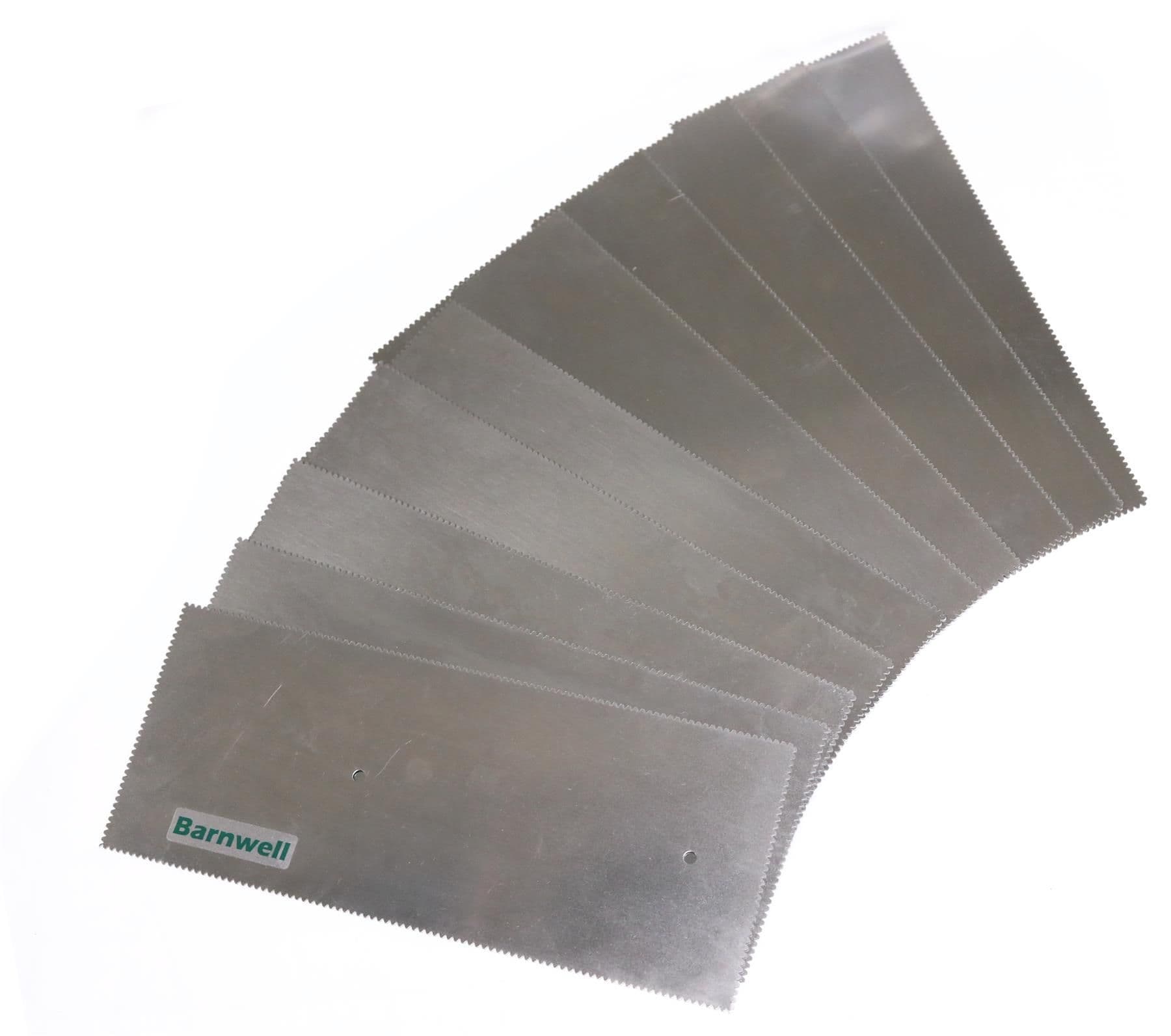 Barnwell 2.0mm Notched Adhesive Trowel Blade x 10