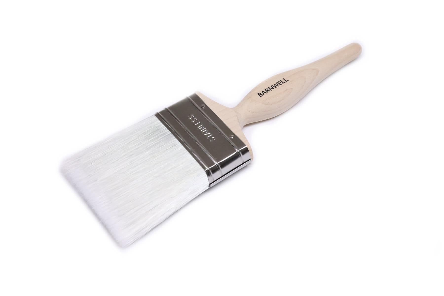 Barnwell 3" Silver Tipped Pure Synthetic Professional Paint Brush