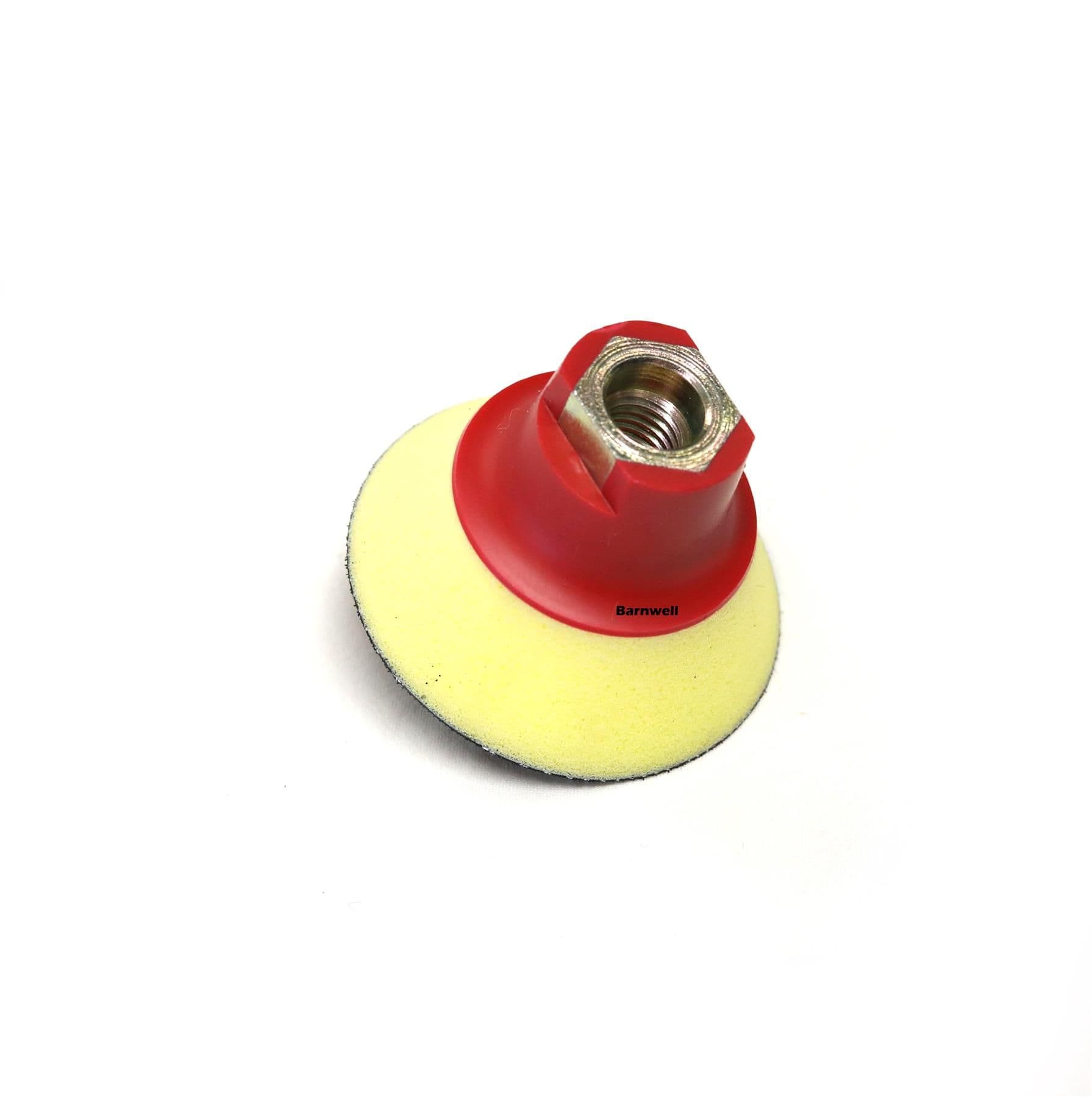 Barnwell 3'' Soft Backing pad M14 (Yellow/Red)