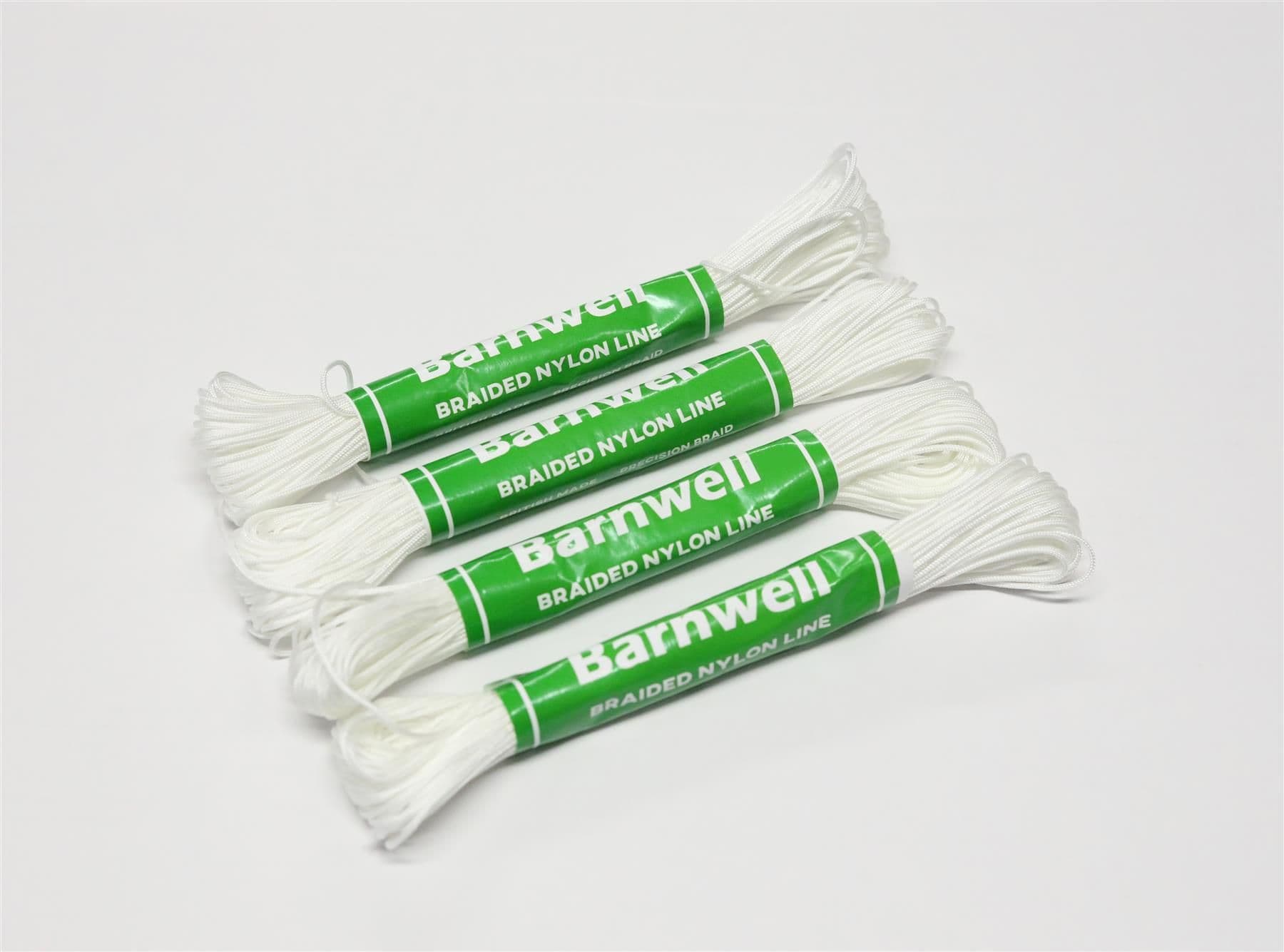 Barnwell 4 x 18m Hanks Size B Braided Nylon Brick Masons Builders Line Made in UK