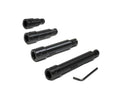 Barnwell 4pc Long Mag Drill Weldon Bit Cutter Extension Bar Arbor Set (50mm 75mm 100mm 150mm)
