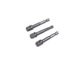 Barnwell Pack of 3 Adaptors 3/8" Square Drive to 1/4" Hex