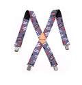 Barnwell Poker Trouser Braces Suspenders Heavy Duty Metal Clips 50mm Wide