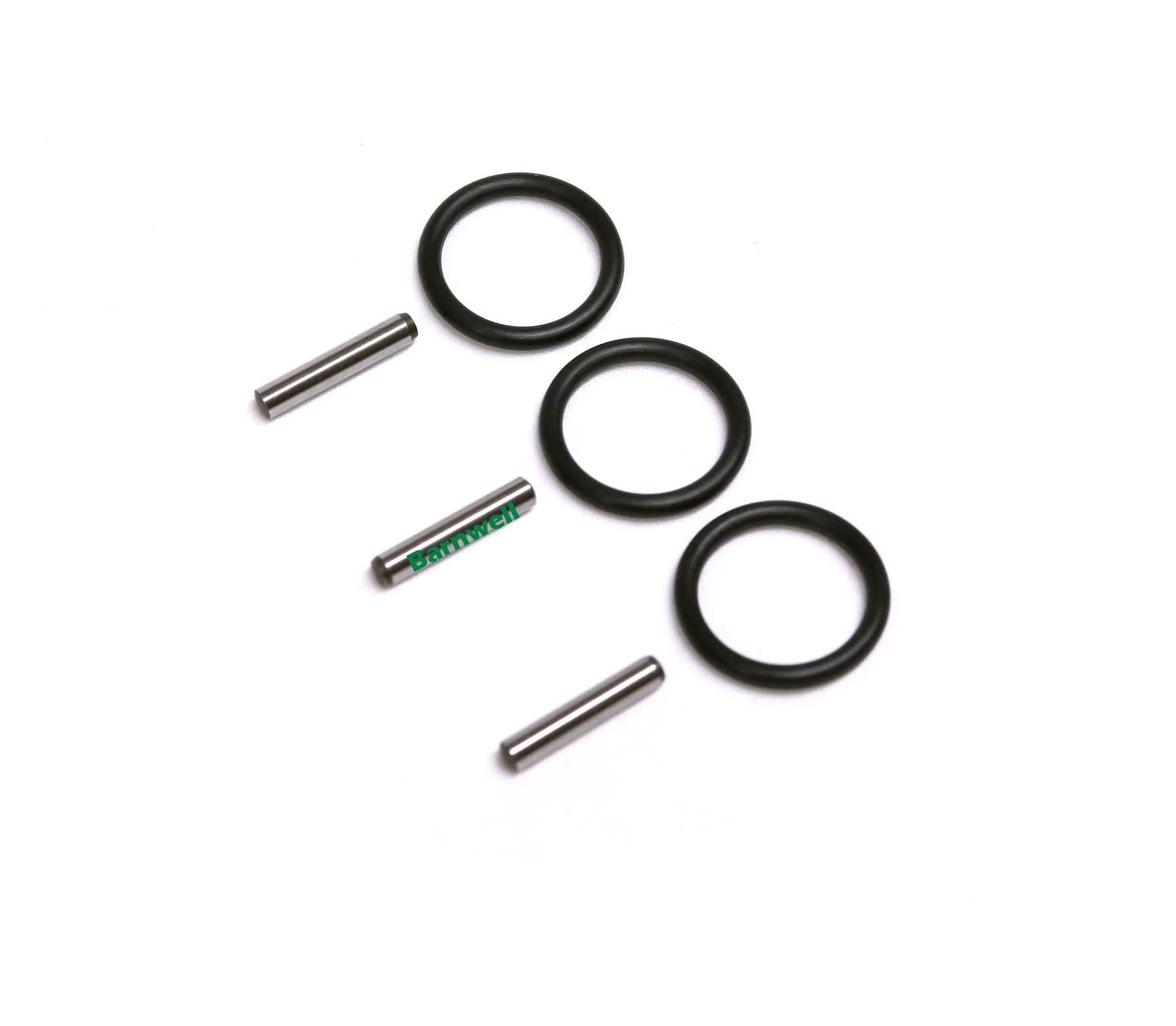 Barnwell Replacement Pin and O-Ring for 1/2" Impact Socket x 3