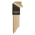 Bondhus 6pc 1.5mm 2mm 2.5mm 3mm 4mm 5mm Gold Guard Hex Hexagon Allen Key Set