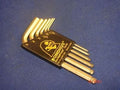 Bondhus Gold Guard Ballpoint Hex Hexagon Allen Key Set Metric USA 1.5mm 3mm 5mm