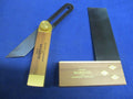 Joseph Marples Walnut Carpenters Try Square 6'' 19A & 20D Sliding Bevel 7.1/2''
