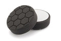 Flexipads Hex Groove Logic 4" 100mm Spot Pro-Detail Black Finishing Pad
