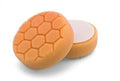 Flexipads Hex Groove Logic 4" 100mm Spot Pro-Detail Orange Medium Heavy Cuttting Pad