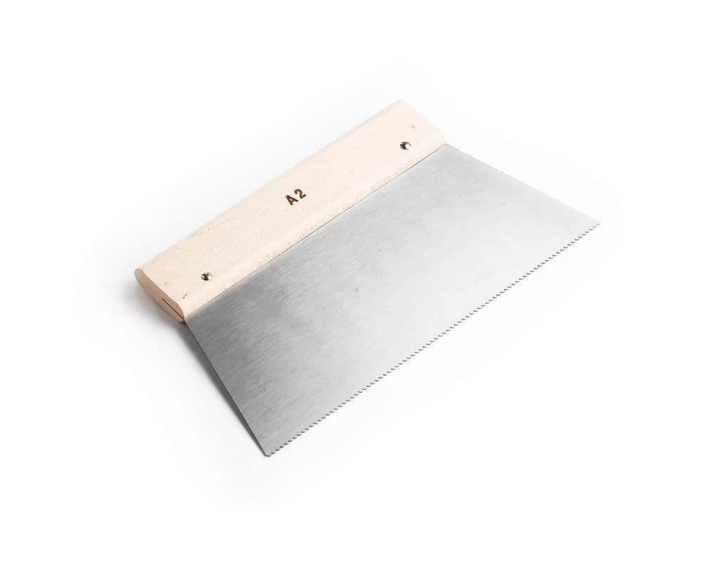 Flooring Adhesive A1 V Notched Spreader Trowel Amtico 25cm Wooden Handle