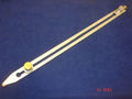 Long Bar Scriber for Vinyl Flooring Tool 475mm Brass Rollers