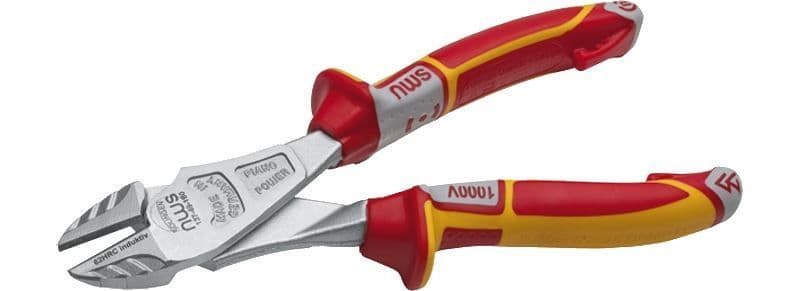 NWS 200mm Tri Heavy Duty Side Cutter Plier Wire VDE 1000v Snips Electricians Diagonal