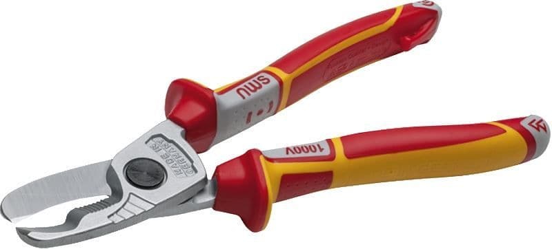 NWS 210mm Tri Heavy Duty Cable Cutter Cutters Plier VDE 1000v Electricians Copper