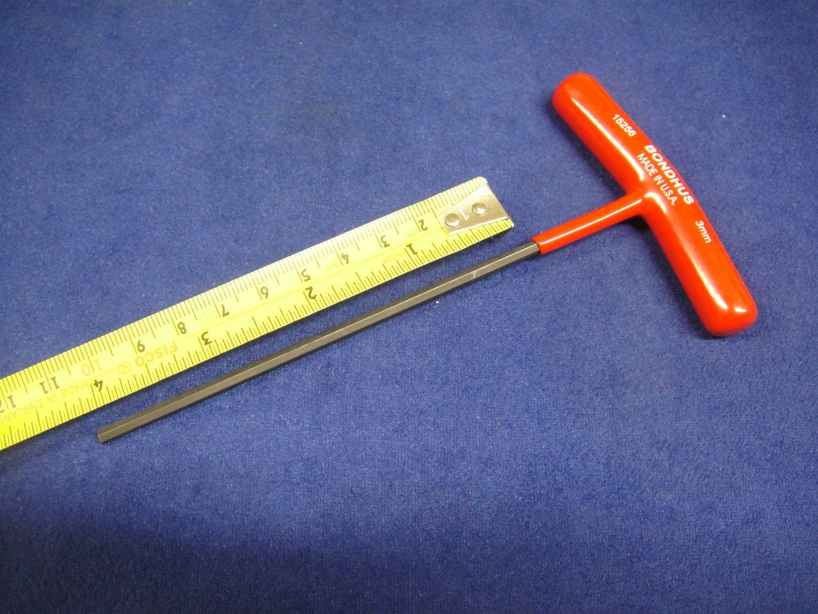 Bondhus Hexagon/Hex/Allen Key T Handle L 100mm 4" (2mm - 6mm)