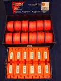 Spear & Jackson Bricklayers Line 12 x 50 Metre Spools + 12 Pairs Rubber Blocks