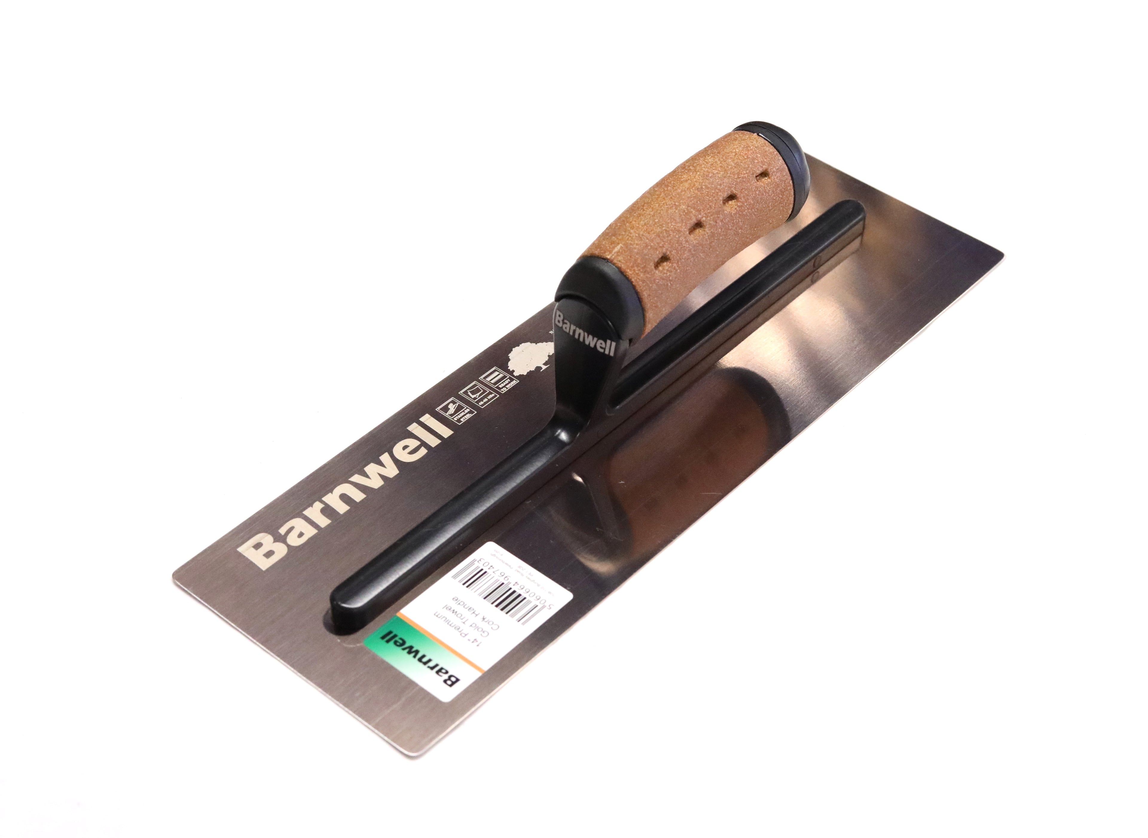 Barnwell Premium STIFF Gold Plastering Trowel Cork Handle