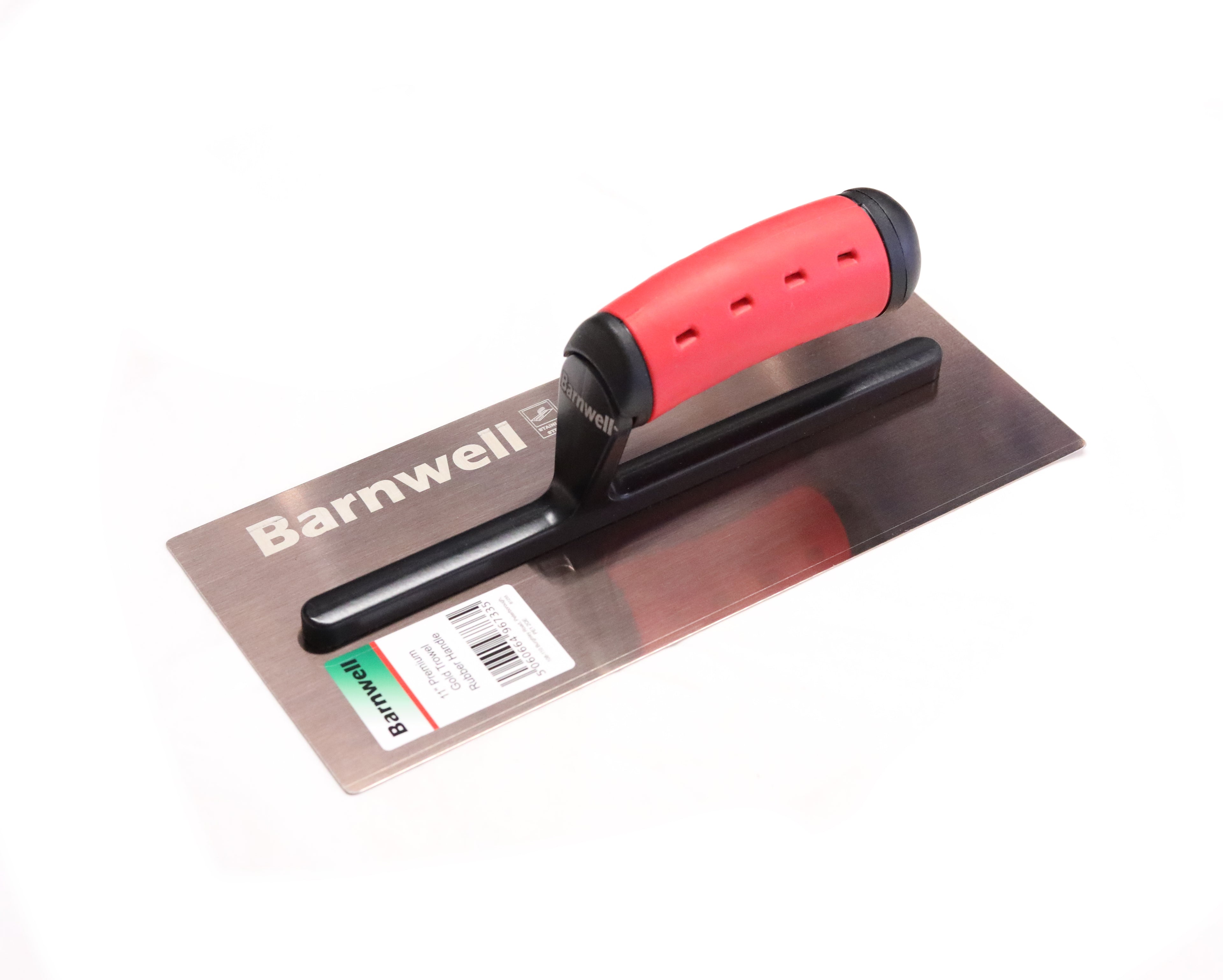 Barnwell Premium STIFF Gold Plastering Trowel Rubber Handle