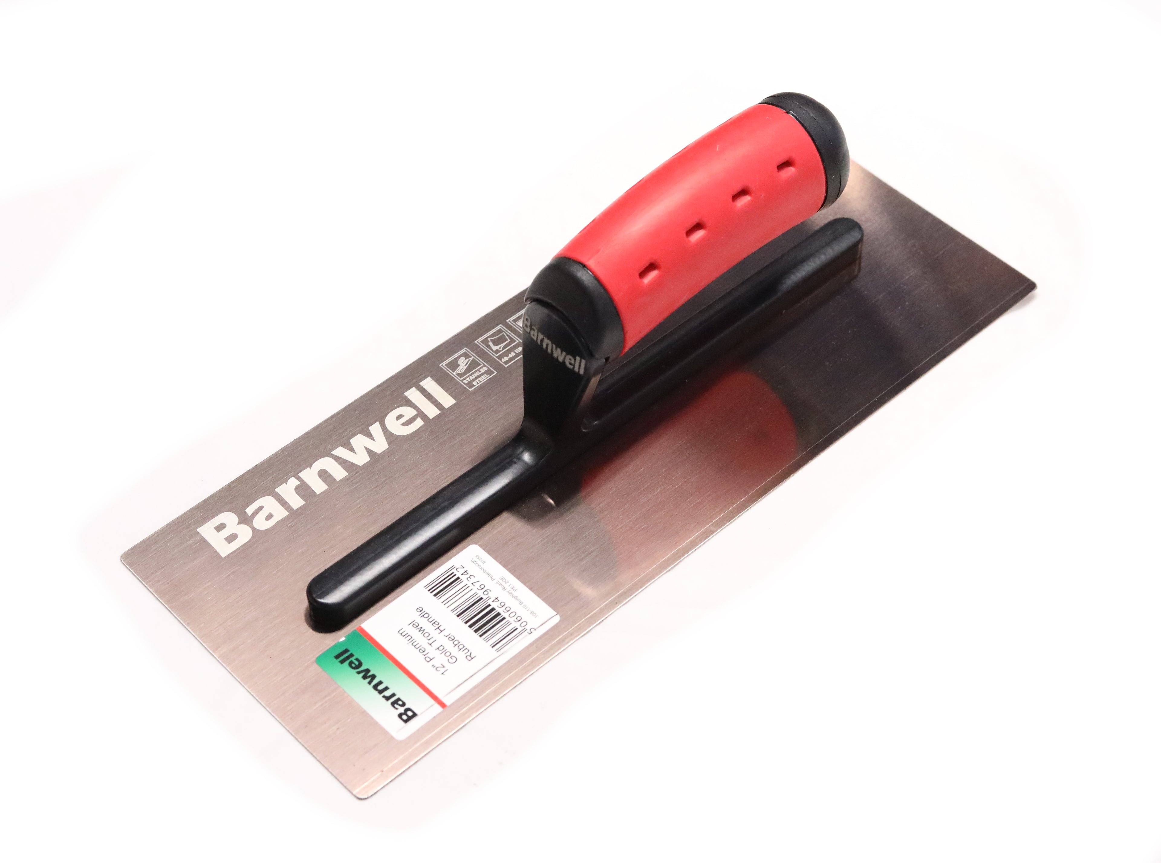 Barnwell Premium STIFF Gold Plastering Trowel Rubber Handle